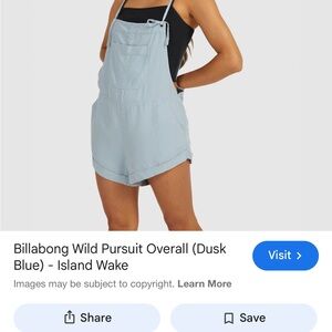 Billabong Light Blue Romper